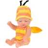 Jokomisiada Mini Baby Doll Bee 11 cm Movable Arms, Legs and Head ZA6454