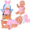 Jokomisiada Mini Baby Doll Bunny 11 cm Movable Arms, Legs and Head ZA6454