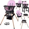 Jokomisiada Multifunctional 6-in-1 swivel feeding chair for children ZA5659