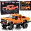 Jokomisiada Oranžinis Off-Road Pickup Truck Building Blocks 423 Pieces ZA6631