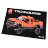 Jokomisiada Oranžinis Off-Road Pickup Truck Building Blocks 423 Pieces ZA6631