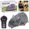 Jokomisiada Pilkas Furry RC Mouse Remote-Controlled Toy 27 MHz RC0758