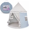 Jokomisiada Pilkas Star-Patterned Children’s Play Tent, House, Castle with Storage Bag ZA6149