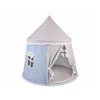 Jokomisiada Pilkas Star-Patterned Children’s Play Tent, House, Castle with Storage Bag ZA6149