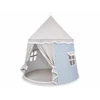 Jokomisiada Pilkas Star-Patterned Children’s Play Tent, House, Castle with Storage Bag ZA6149