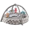 Jokomisiada Play mat with arch and toys + braided braid OTULACZ ZA5875