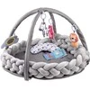 Jokomisiada Play mat with arch and toys + braided braid OTULACZ ZA5875