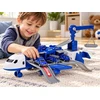 Jokomisiada Police Airplane with Parking Garage, Crane and 4 Toy Cars, Lights and Sounds ZA6561