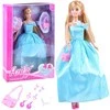 Jokomisiada Princess doll in a ball gown with earrings ZA3481NI