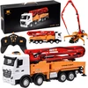 Jokomisiada Remote-Controlled Concrete Pump Truck RC 1:18 with Lights and Sound RC0787