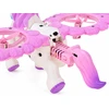 Jokomisiada Remote-controlled flying drone UNICORN PEGASUS - lights up pink RC0777