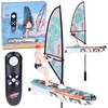 Jokomisiada Remote-controlled, luminous WINDSURFER floating with remote control RC0740