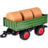 Jokomisiada Remote controlled tractor with trailer + hay bales tractor driver RC0717