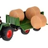 Jokomisiada Remote controlled tractor with trailer + hay bales tractor driver RC0717