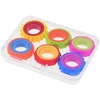 Jokomisiada Rotating Anti-Stress Sensory Fidget Rings – Set of 6 ZA6619