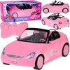 Jokomisiada Rožinė RC Convertible Car with Lights and Remote Control RC0713