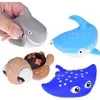 Jokomisiada Rubber bath toys Set of 4 SEASIDE ANIMALS ZA5858
