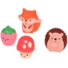 Jokomisiada Rubber blocks 3 in 1 - soft, sensory, finger puppets 22 pieces ZA6439
