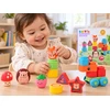 Jokomisiada Rubber blocks 3 in 1 - soft, sensory, finger puppets 22 pieces ZA6439