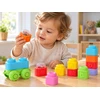 Jokomisiada Rubber blocks 3 in 1 - soft, sensory, sound, light 32 pieces ZA6435