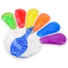 Jokomisiada Sensory Fidget Toy Peacock for Squeezing with Colorful Balls ZA6552