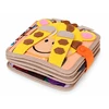 Jokomisiada Sensory manipulation book with Velcro and moving elements ZA6600