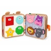 Jokomisiada Sensory manipulation book with Velcro and moving elements ZA6600