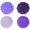 Jokomisiada Set of 4 Textured Sensory Balls with Storage Case ZA6618