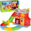 Jokomisiada Set of car garage with driveway FIRE BRIGADE + fire truck ZA5691