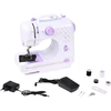 Jokomisiada Sewing Machine for Children 12 Stitches Foot Pedal Power Adapteris LED ZA6432