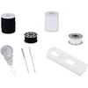 Jokomisiada Sewing Machine for Children 12 Stitches Foot Pedal Power Adapteris LED ZA6432