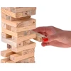Jokomisiada Skill game: A wobbly tower of blocks + 4 wooden dice ZA6294
