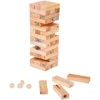 Jokomisiada Skill game: A wobbly tower of blocks + 4 wooden dice ZA6294
