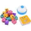 Jokomisiada Skill game "Express emotions in time" - arranging faces with blocks GR0841