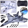 Jokomisiada „Sky Show Airplane“ – lengvas sulankstomas putplasčio lėktuvas su LED ir USB varikliu RC0721