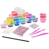 Jokomisiada Slime Making Kit 32 Pieces 26 Colors Slime Accessories ZA6428