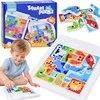 Dėlionė Jokomisiada Square Puzzle Colorful Puzzle – Sea Animals Jigsaw Puzzle, 12 Pieces, ZA6136