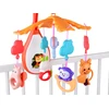 Jokomisiada Squirrel Cot Mobile with Projektorius, Music, Remote Control and Hanging Toys ZA6271
