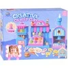 Jokomisiada Sweet set of PLASTIC Ice Kreminis Parlor Confectionery - lots of accessories ZA5895