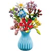 Jokomisiada Technical blocks Bouquet of 8 wild flowers in a vase 699 pieces ZA5891