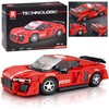 Jokomisiada Technical blocks Car Raudonas in the style of a sports coupe 373-piece ZA5782