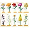 Jokomisiada Technical blocks flowers FLOWER BOUQUET ceramic vase 1070 pieces ZA5865