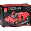 Jokomisiada Technical blocks Futuristic car Raudonas lifting doors 275 pieces ZA5794