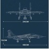 Jokomisiada Technical blocks Long-range fighter aircraft MIG-29 1290ele ZA5800