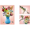 Jokomisiada Technical blocks SERIES: Bouquet of 8 wildflowers in a vase 691 pieces ZA5892