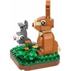 Jokomisiada Technical blocks Series: Wild land animals RABBIT 131pcs ZA5852 F