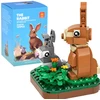 Jokomisiada Technical blocks Series: Wild land animals RABBIT 131pcs ZA5852 F