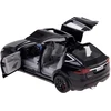 Jokomisiada Tesla Model X RC 1:22 Die-Cast Remote-Controlled Car with LED Lights and Smoke Effect RC0772