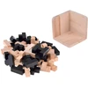 Dėlionė Jokomisiada Wooden 3D Logic Cube Spatial Puzzle Brain Teaser ZA6610