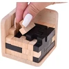 Dėlionė Jokomisiada Wooden 3D Logic Cube Spatial Puzzle Brain Teaser ZA6610